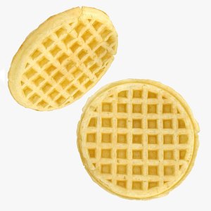 Waffle round 3D
