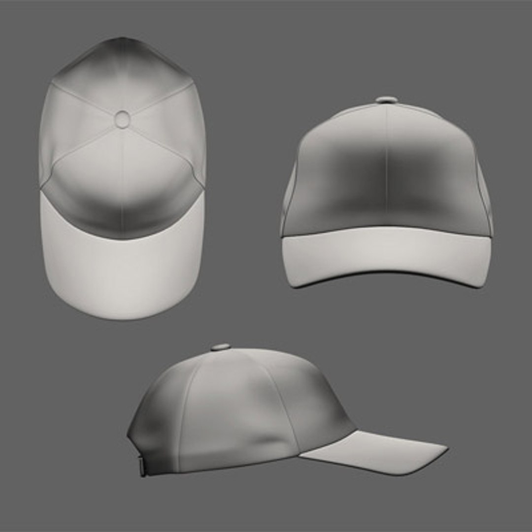 3d Baseball Cap 2 Model