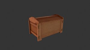 storage wood wooden 3D model