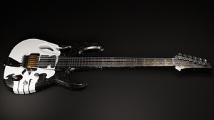 3D model guitar electro