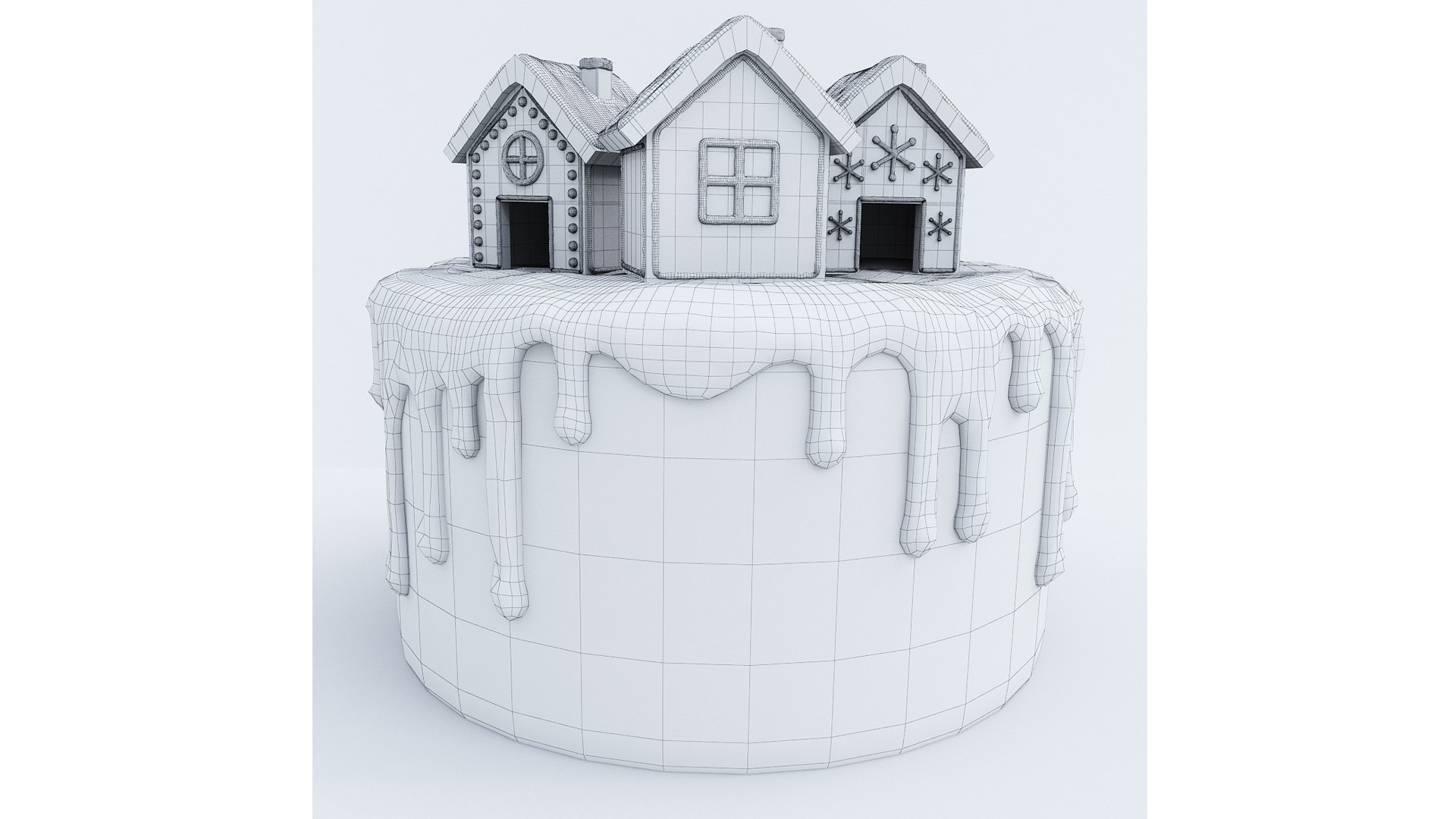 Chocolate cake with gingerbread houses 3D model https://p.turbosquid.com/ts-thumb/F3/X7wtbu/Dk/09/jpg/1653604473/1920x1080/fit_q87/4d432be29d25b1f77365947f23932c930fd702b5/09.jpg