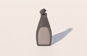 syrup bottle 3D model