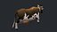 vaca animada
