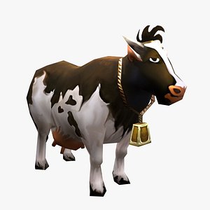 animated cow