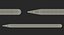apple pencil pro pen 3D model
