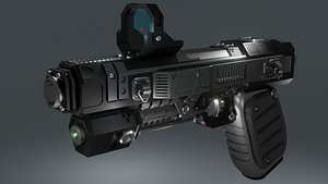 3D Blake Handgun 01
