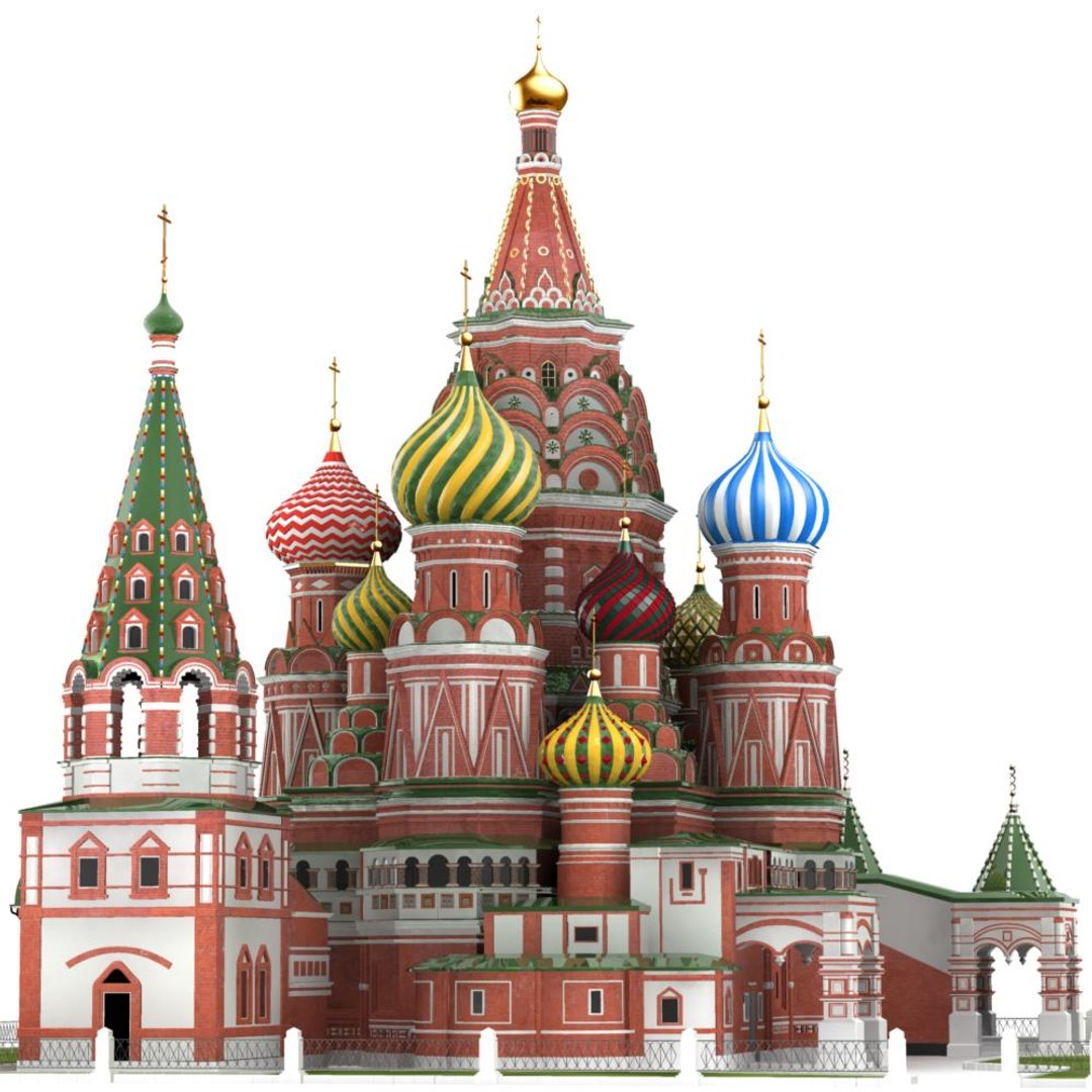 moscow st basil s cathedral 3d model