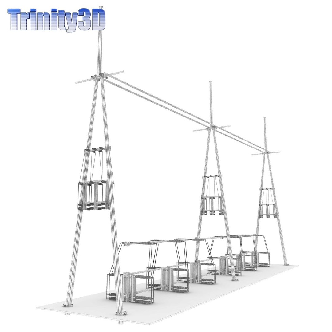 Distribution Lines 3d Max