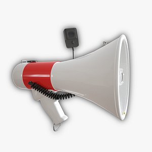 3d megaphone