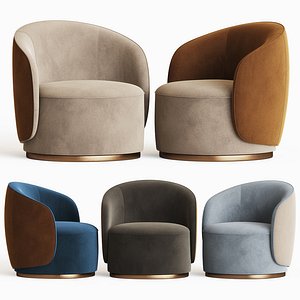 fendi casa anabelle armchair 3D