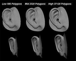 3d human ear