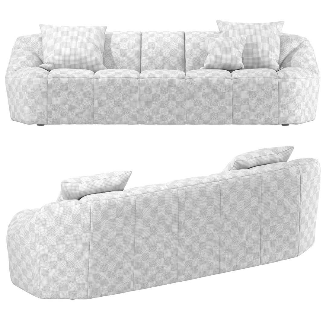 3D Cloud Sofa Model - TurboSquid 2311863