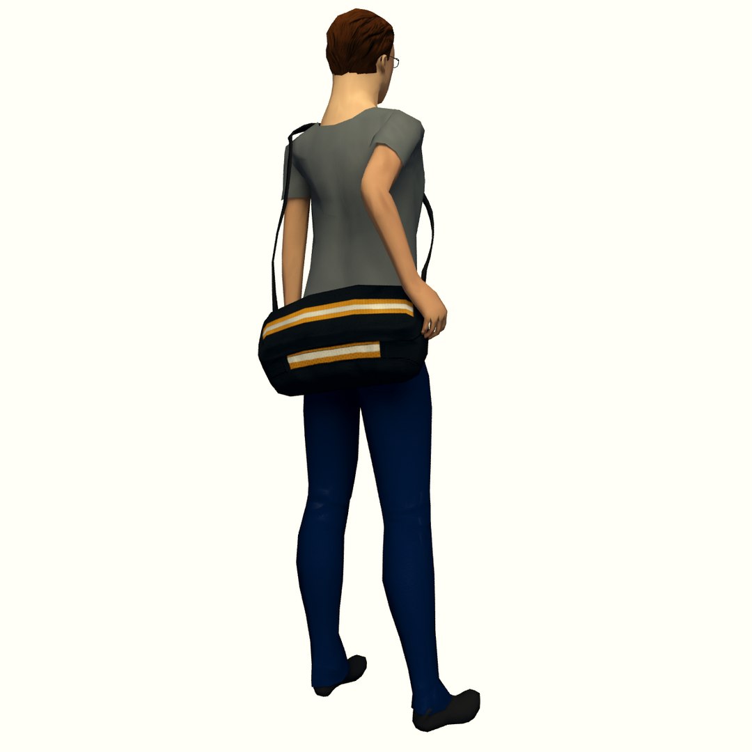 3d model generic messenger
