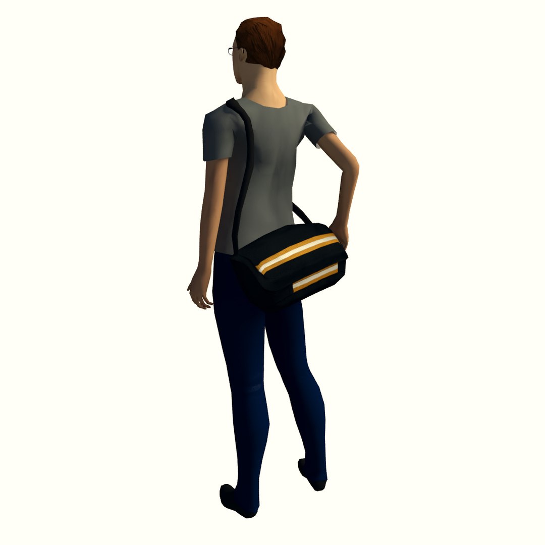3d model generic messenger