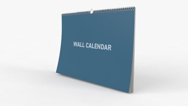 Wall Calendar DIN A3 3D model - TurboSquid 1981050