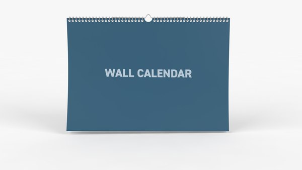 Wall Calendar DIN A3 3D model - TurboSquid 1981050