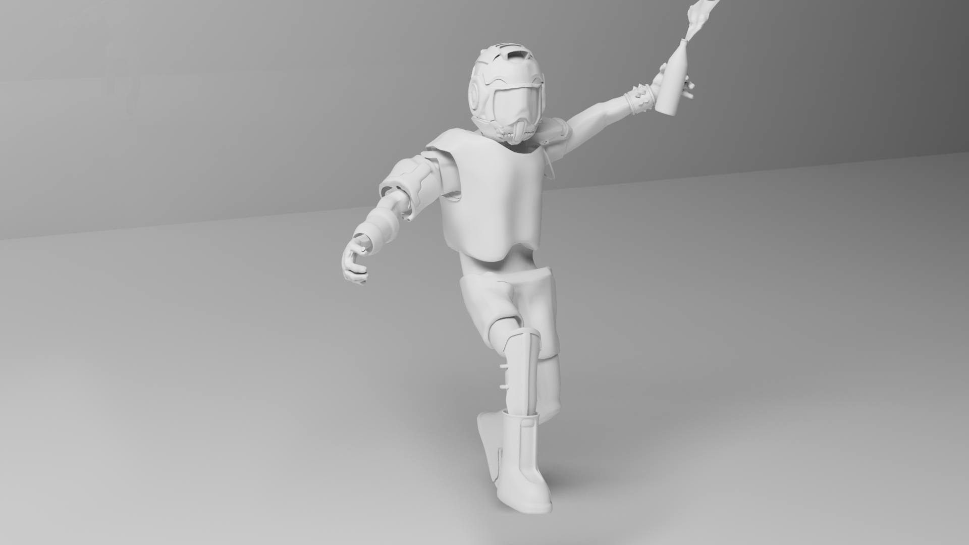 Man Sci 3d Model