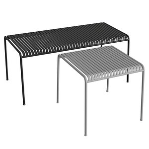 3D Palissade Table model