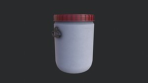 3D model bioplastic drum 02