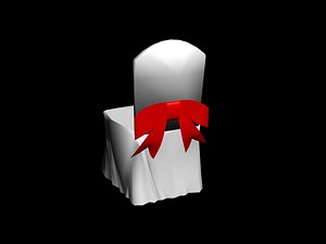 3d model banquet chair