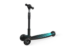 Three Wheels Child Scooter 3D