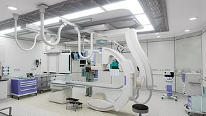 Cath Lab -Catheterization Laboratory-Hospital Interior