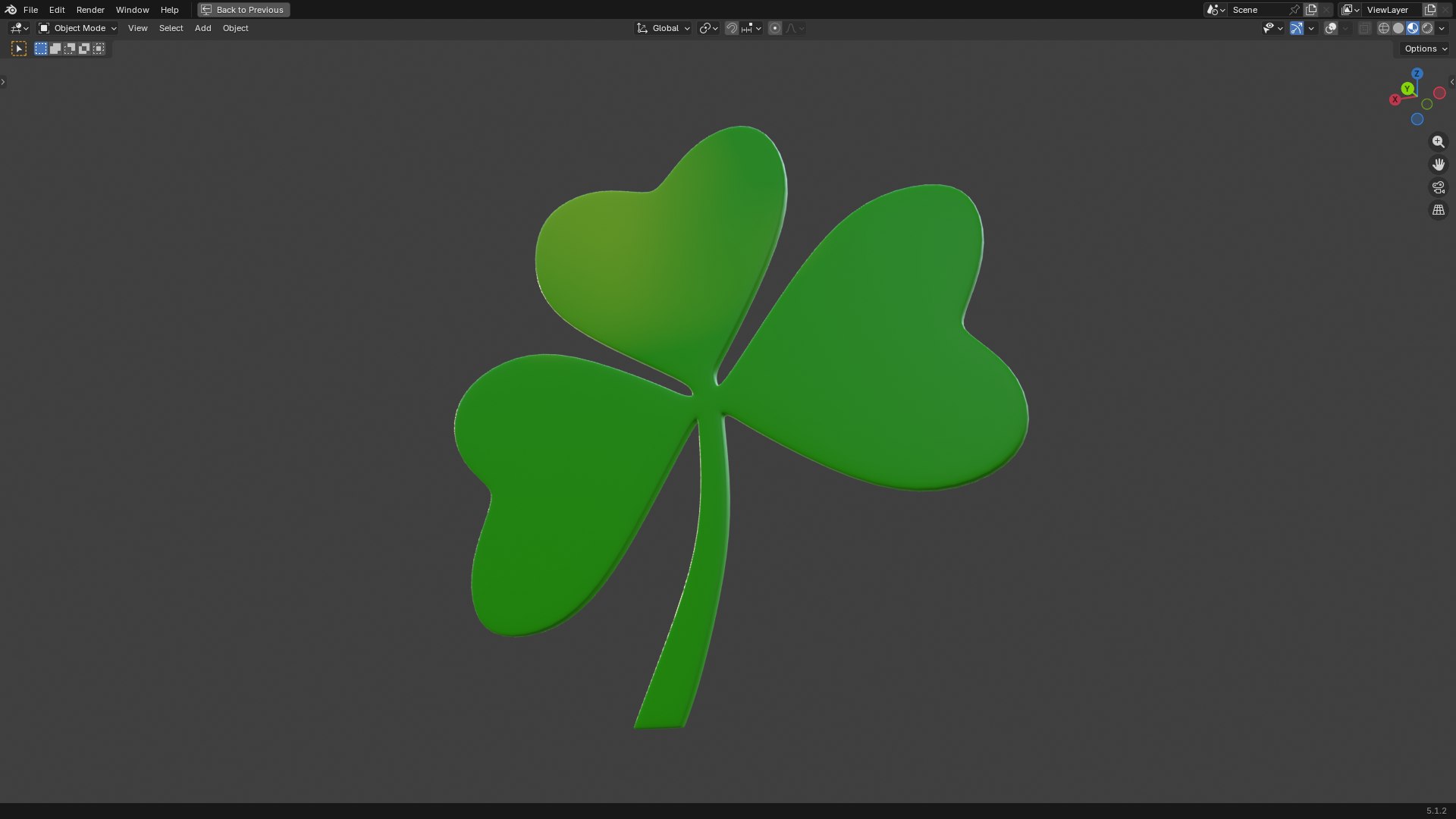 3D Shamrock PBR model https://p.turbosquid.com/ts-thumb/F4/DyVGZT/0b/screenshot20260610103946/png/1781066700/1920x1080/fit_q87/ef661f1b5771677e6b4a57a11035ac568627553a/screenshot20260610103946.jpg