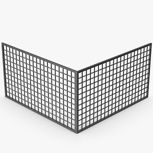 3D model Corner Grate