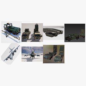 USA Military Sets 3D model