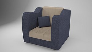 3d model of modern chair
