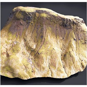 Rough Mountain Slope - 3D PBR Model 3D model