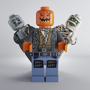 3d max set lego creatures