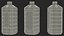 Bouteille médicale en plastique liquide antiseptique de premiers secours 32 Fl Oz