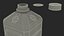Bouteille médicale en plastique liquide antiseptique de premiers secours 32 Fl Oz