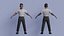 Character African man Stylized