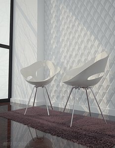 living 3d max