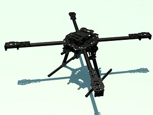 3d model of carbon fiber frame