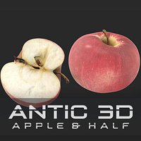 Apple and Half an apple