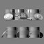 paint cans 3d model