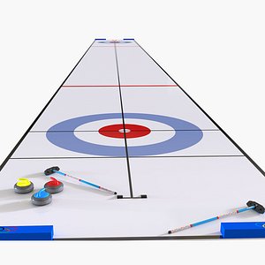3D curling sport