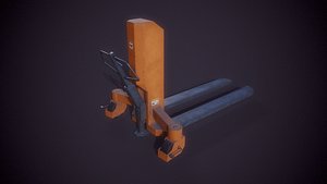 Lowpoly Sci-fi cargo lifter