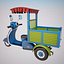 cartoon motorcycle cycle 3d model