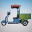 cartoon motorcycle cycle 3d model