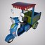 cartoon motorcycle cycle 3d model