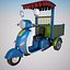 cartoon motorcycle cycle 3d model