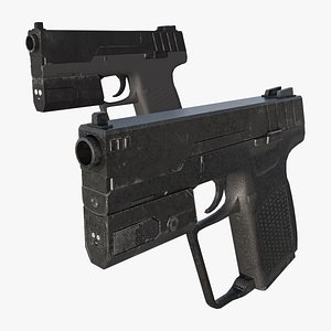 Sci-fi pistol handgun