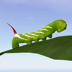 3d hornworm caterpillar