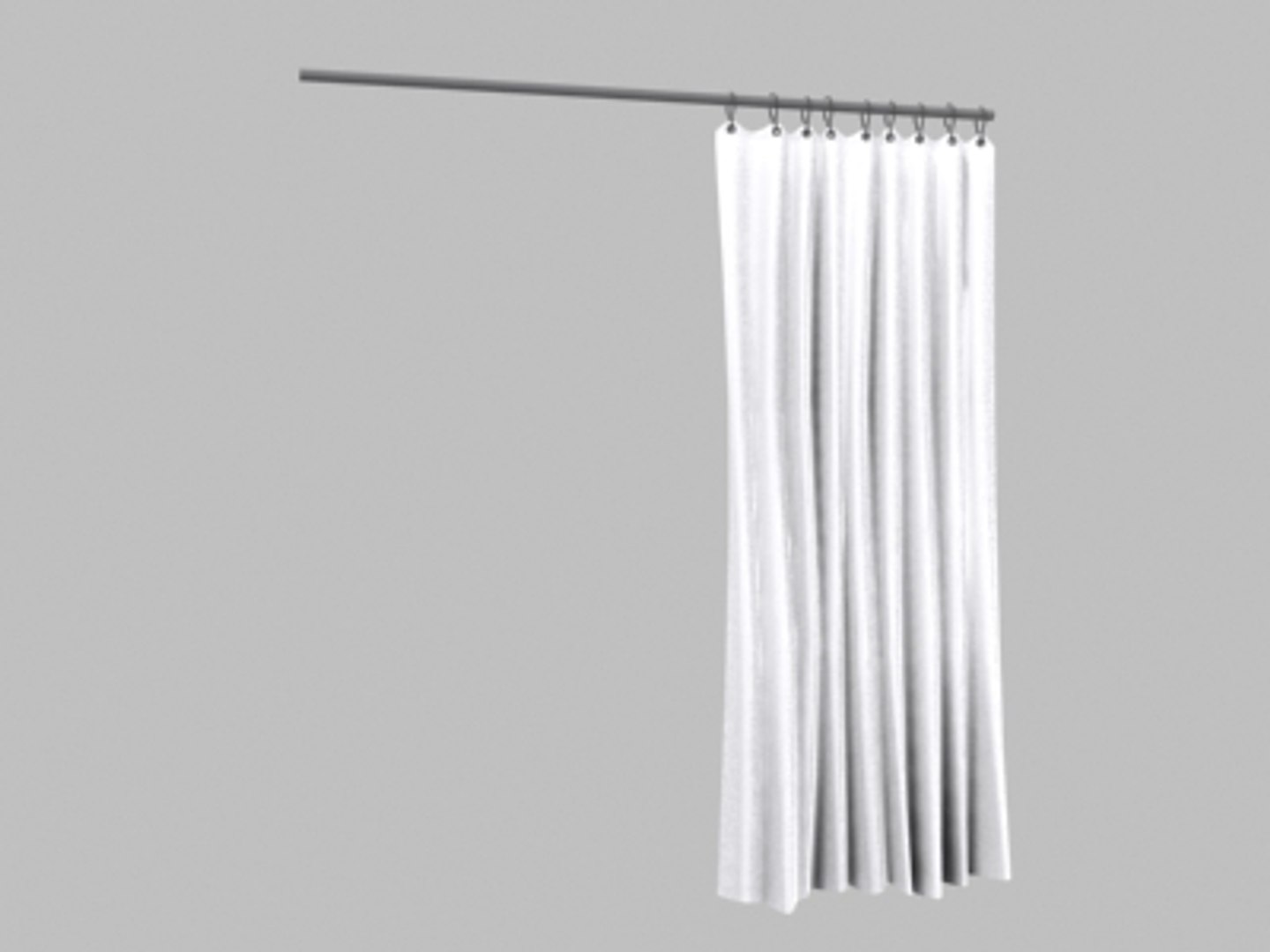Shower Curtain 3d Model