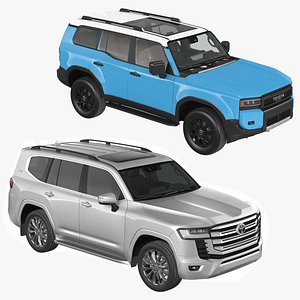 3D Toyota Land Cruiser Collection