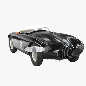Osca Car Black 3D model